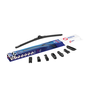 Stěrač Sparco s karbonovým povrchem Multiclip 7 adaptérů 350mm